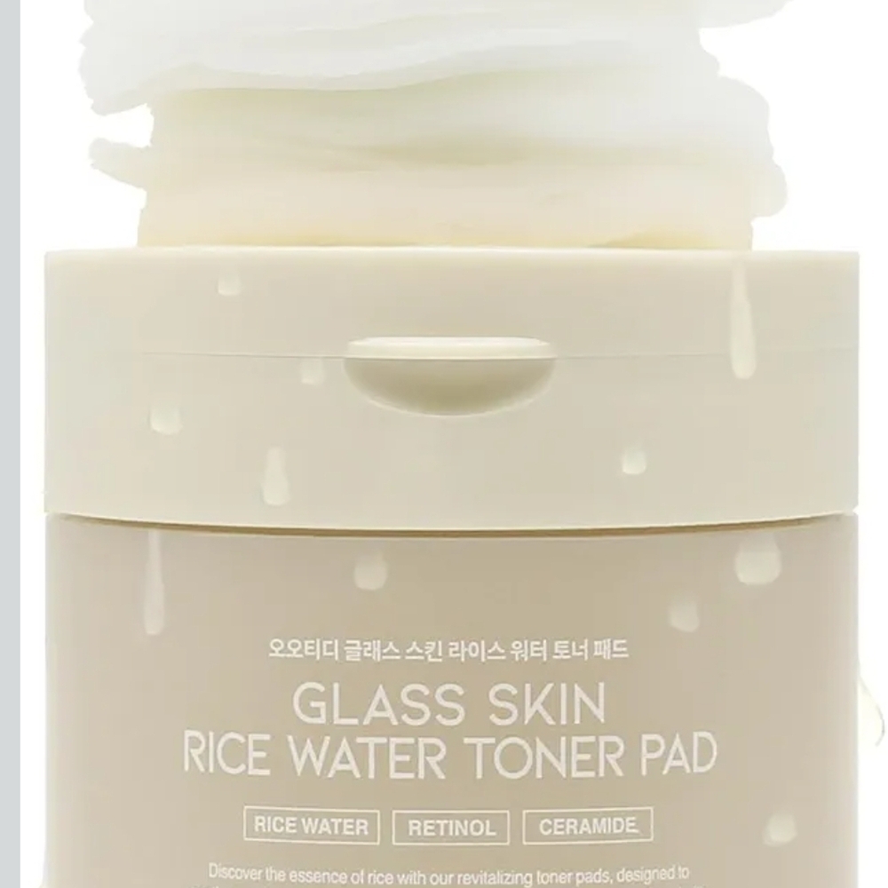 NEW Glass Skin Rice Water Toner Pads -